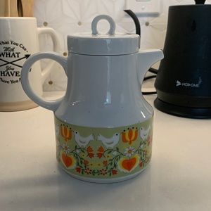 VINTAGE Bird Capistrano Japan 60s 70s Coffee Tea Pot